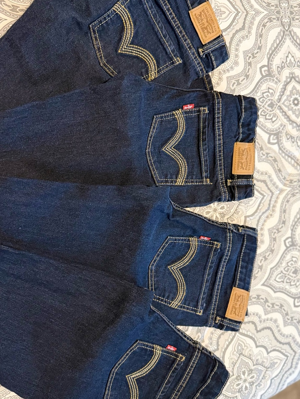 Levi's 711 Skinny Dark Indigo Denim Jeans